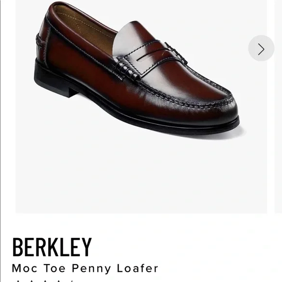 Burgundy Loafers Size 12 3E - Picture 4 of 5